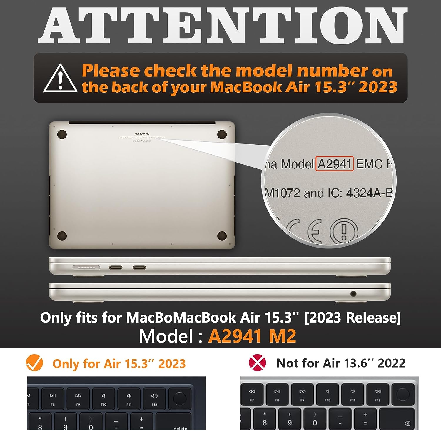 Hard Shell Smart Cover Case with Foldable Kickstand for Apple MacBook Air 15 Hard Shell Smart Cover Case with Foldable Kickstand for Apple MacBook Air 15